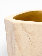 Горшок для цветов «Омега», 10 л, 27×27×25 см, керамика, с поддоном, бежевый - Фото 3