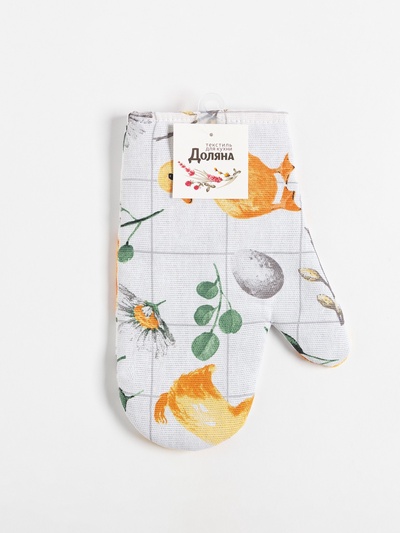 Варежка - прихватка «Доляна» Duckling, 20×27 см, 100% хлопок, ватин 250 г/м²