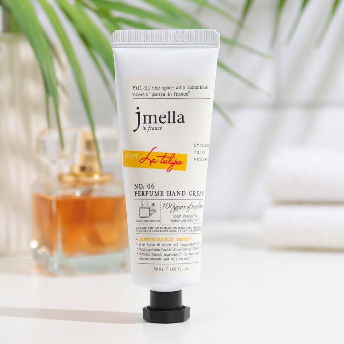 Крем для рук Jmella "Тюльпан, альпийская фиалка, ветивер" 50 мл. 31210