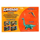Конструктор «Диномир», 19 деталей, бронтозавр и птеранодон, звук - фото 3590606