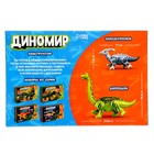 Конструктор «Диномир», 14 деталей, паразауролоф и бронтозавр, звук - фото 3590614
