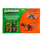 Конструктор «Диномир», 15 деталей, трицератопс и тираннозавр, звук - фото 3590624