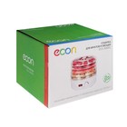 Сушилка для овощей и фруктов Econ ECO-3010FD, 245 Вт, 5 ярусов, белая - фото 24477027