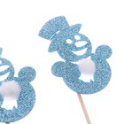 Топпер новогодний для торта «Снеговик», 20 см, 2 шт. - Фото 3