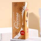 Новогодний подарочный набор косметики «Счастье к нам приходит», гель для душа 250 мл и бомбочка для ванны, Новый Год - фото 24363237