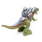 Динозавр «Рекс», стреляет шарами, работает от батареек, свет и звук, цвет зелёный - Фото 3