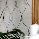 УЦЕНКА Гирлянда «Сеть» 1.6×1.6 м, IP20, тёмная нить, 144 LED, 8 режимов, 220 В, свечение синее - Фото 4
