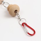 Игрушка для птиц, бусы на канатах, 38 см, микс цветов - фото 22478942