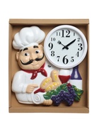 Часы настенные для кухни «Повар», плавный ход, циферблат d-16.5 см, 33×35 см - Фото 6