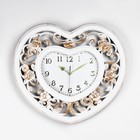 Часы настенные, серия: Интерьер, "Сердце", дискретный ход, 1АА, d-25.5 см, 55 х 48 см - фото 319080996
