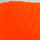 Фетр жёсткий "Красный апельсин" 1 мм (набор 10 листов) формат А4 - фото 7121442