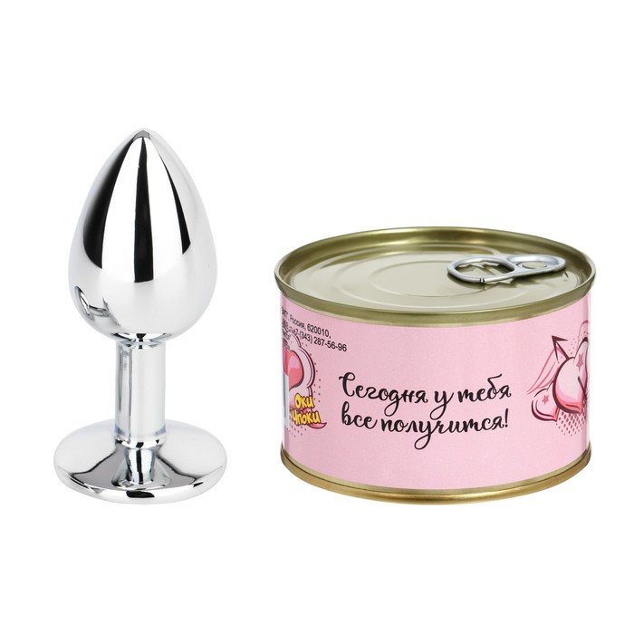 Анальная пробка «У тебя все получится», d=27 мм - Фото 1