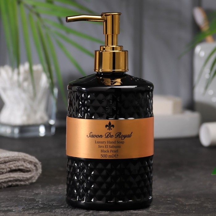 Жидкое парфюмированное мыло для рук "Savon De Royal" черная жемчужина , 500 мл - Фото 1