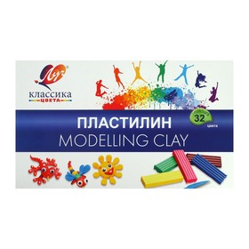 

Пластилин 32 цвета Луч "Классика", 640 г