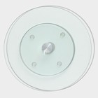 Подставка для торта вращающаяся Доляна, d=25 см, стекло - Фото 4
