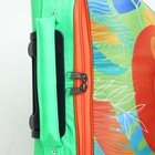 Чемодан детский на колёсах 32 л (S) Sacvoyage, на молнии, зелёный - Фото 6