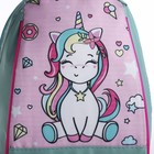 Рюкзак школьный детский для девочки «Единорог», на молнии, цвет мятный - Фото 3