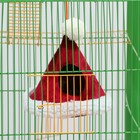 Подвесной домик для грызунов "Колпак", мебельная ткань, флис, 20 х 20 см - Фото 5