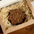 Шоколадная фигурка "Снежинка", бельгийский шоколад, 80 г - Фото 2