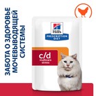 Влажный корм Hill's Prescription Diet c/d для кошек, проф-ка цистита и МКБ, курица, 85г - Фото 1