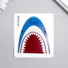 Наклейка на выключатель цветная "Акулий рот" 11х12 см - Фото 2