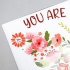 Наклейка пластик интерьерная цветная "Цветочная бабочка" 30х40 см - фото 21798123