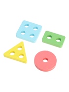 Пирамидка - сортер, 16 деталей - фото 120926466