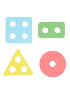 Пирамидка - сортер, 16 деталей - фото 120926467