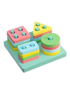 Пирамидка - сортер, 16 деталей - фото 120926460