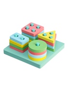 Пирамидка - сортер, 16 деталей - фото 120926462