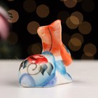Сувенир "Кролик Беляк", гжель, цветной, 6,5х6 см - Фото 3