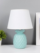 Настольная лампа RISALUX «Ананас», Е14, 40 Вт, лазурный, 22×22×33 см - Фото 1