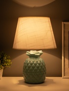 Настольная лампа RISALUX «Ананас», Е14, 40 Вт, лазурный, 22×22×33 см - Фото 2