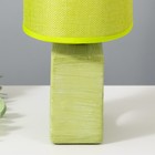 Настольная лампа "Мишель" Е14 40Вт зеленый 12,5х20х27 см RISALUX - фото 21798285