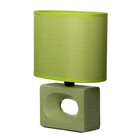 Настольная лампа "Мишель" Е14 40Вт зеленый 12,5х20х27 см RISALUX - фото 21798286