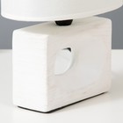 Настольная лампа "Мишель" Е27 40Вт белый 12,5х20х27 см RISALUX 9037189