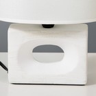 Настольная лампа "Мишель" Е27 40Вт белый 12,5х20х27 см RISALUX 9037189