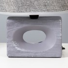 Настольная лампа "Мишель" Е27  40Вт серый 12,5х20х27 см 9037190