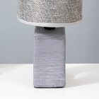 Настольная лампа "Мишель" Е27  40Вт серый 12,5х20х27 см 9037190