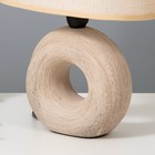 Настольная лампа "Эдель" Е14 40Вт бежевый 12,5х20х29 см RISALUX - фото 23178380