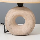 Настольная лампа "Эдель" Е14 40Вт бежевый 12,5х20х29 см RISALUX - фото 23178381