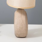 Настольная лампа "Эдель" Е14 40Вт бежевый 12,5х20х29 см RISALUX - фото 23178382