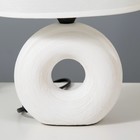 Настольная лампа "Эдель" Е27  40Вт белый 12,5х20х29 см RISALUX 9037193