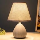 Настольная лампа «Эстель» Е27 40 Вт серый 17×17×26 см RISALUX - Фото 3