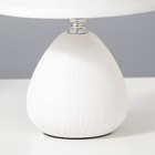 Настольная лампа "Эстель" Е27 40Вт белый 17х17х26 см RISALUX - Фото 5