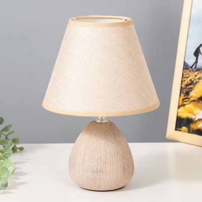 Настольная лампа «Эстель» Е27 40 Вт бежевый 17×17×26 см RISALUX