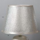 Настольная лампа "Яра" Е14 40Вт серебро 21х21х31 см RISALUX - фото 40414196