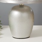 Настольная лампа "Яра" Е14 40Вт серебро 21х21х31 см RISALUX - фото 40414197