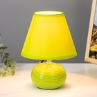 Настольная лампа "Саленто" Е27 40Вт зеленый 17х17х23 см RISALUX - Фото 2