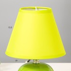 Настольная лампа "Саленто" Е14 40Вт зеленый 17х17х23 см RISALUX - Фото 4